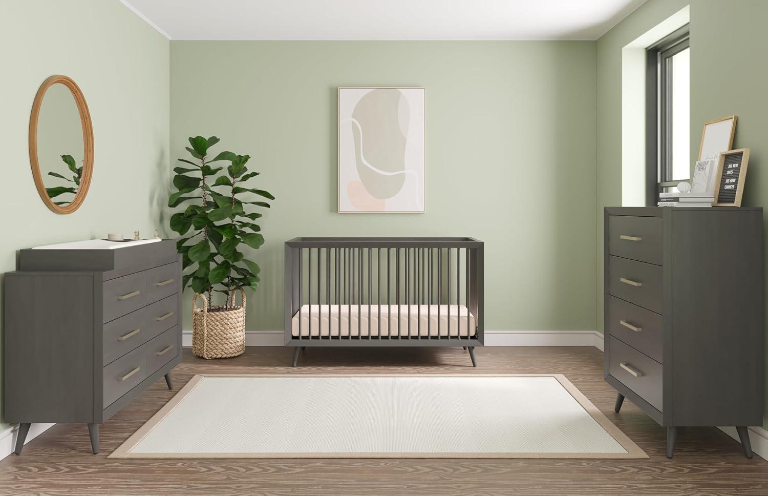 imageChild Craft 6Drawer Cranbrook Double Dresser for Nursery or Bedroom Plenty of Storage AntiTip Kit Included to Prevent Tipping NonToxic Baby Safe Finish Lunar GrayLunar Gray