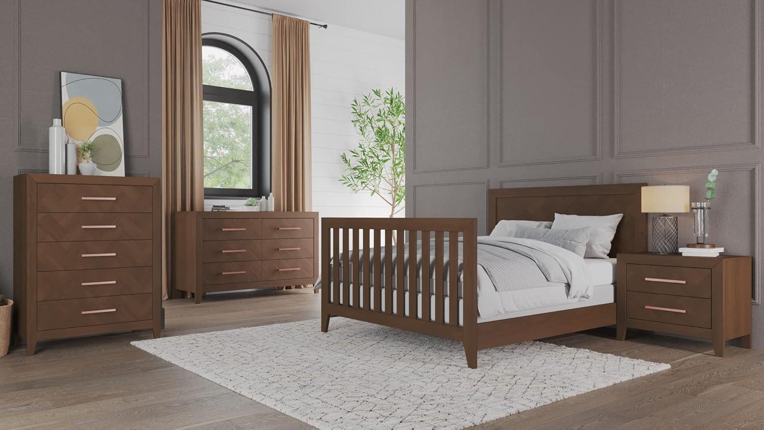 imageChild Craft 6Drawer Kieran Dresser for Nursery or Bedroom Plenty of Storage AntiTip Kit Included to Prevent Tipping NonToxic Baby Safe Finish ReadytoAssemble Toasted ChestnutBrown