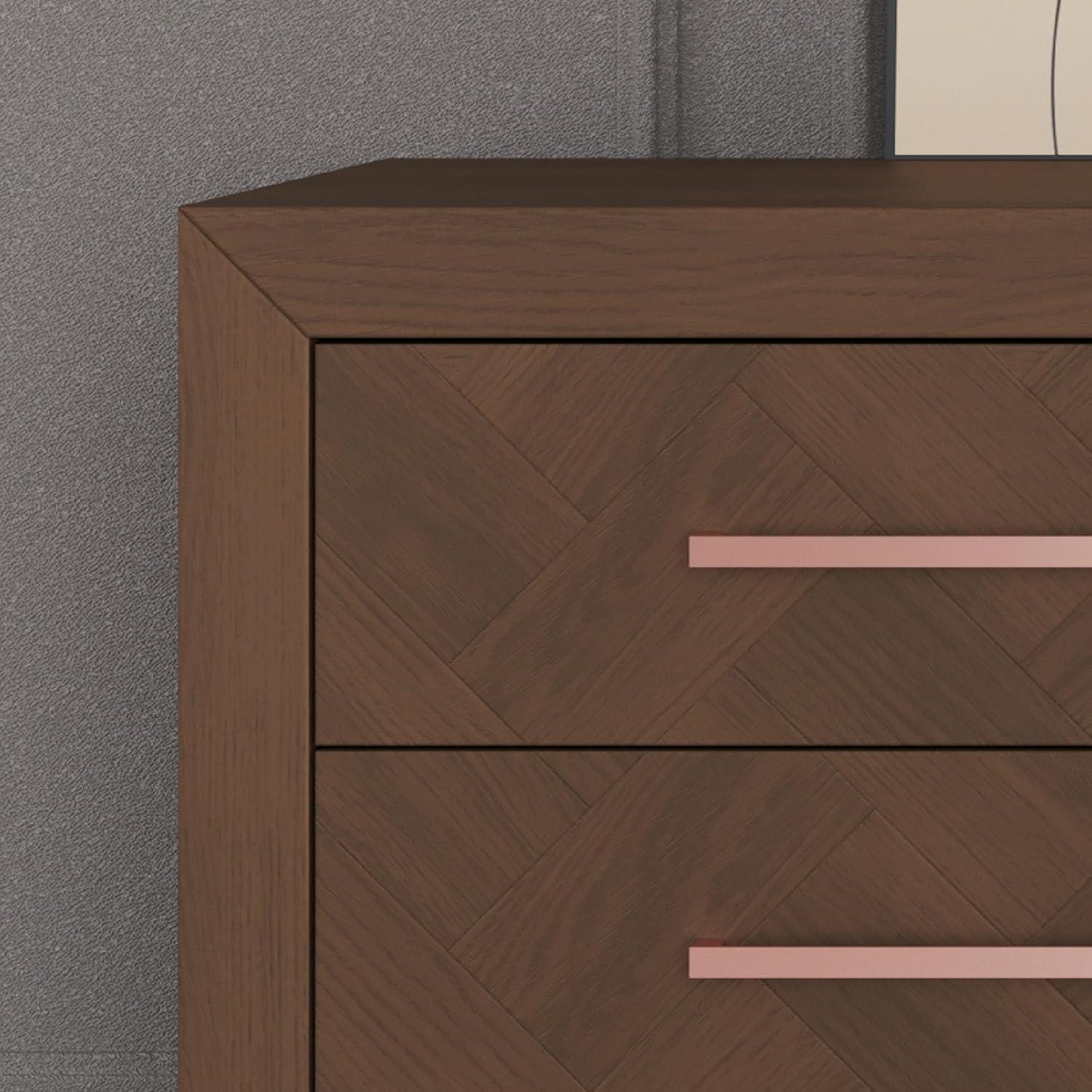 imageChild Craft 6Drawer Kieran Dresser for Nursery or Bedroom Plenty of Storage AntiTip Kit Included to Prevent Tipping NonToxic Baby Safe Finish ReadytoAssemble Toasted ChestnutBrown