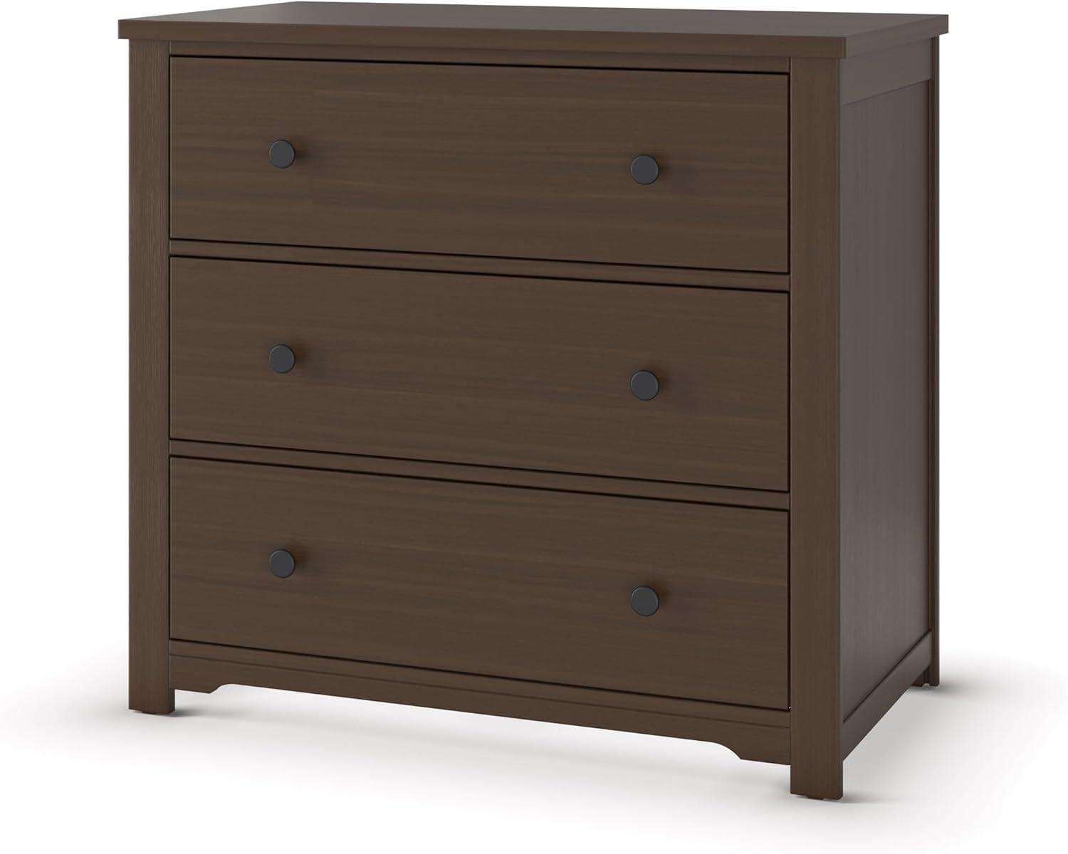 imageChild Craft Harmony 3 Drawer Dresser with Removable Changing Table Topper for Nursery or Bedroom Plenty of Storage AntiTip Kit Included to Prevent Tipping NonToxic Baby Safe Finish Matte WhiteBrushed Truffle