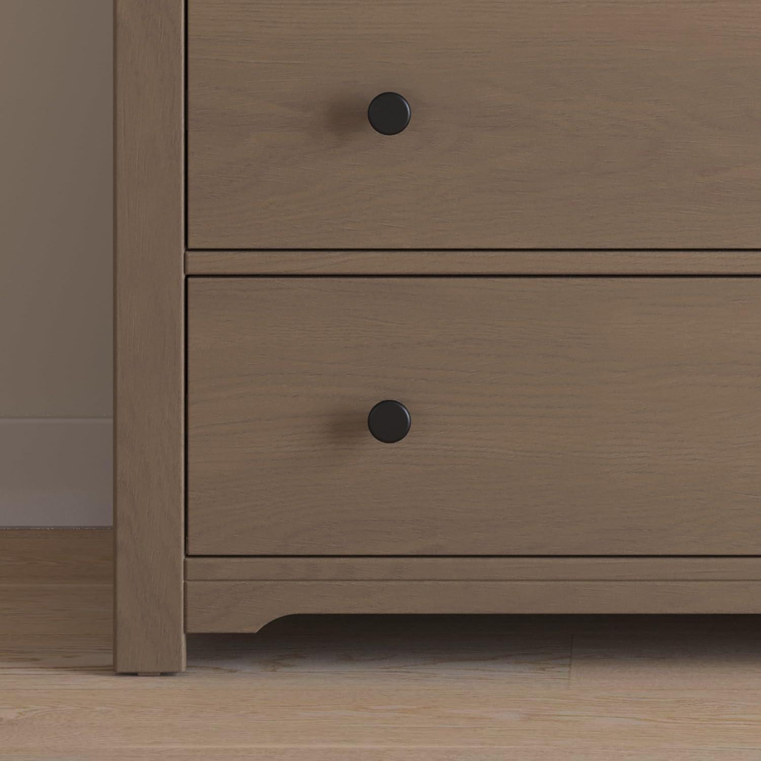 imageChild Craft Harmony 3 Drawer Dresser with Removable Changing Table Topper for Nursery or Bedroom Plenty of Storage AntiTip Kit Included to Prevent Tipping NonToxic Baby Safe Finish Matte WhiteDusty Heather