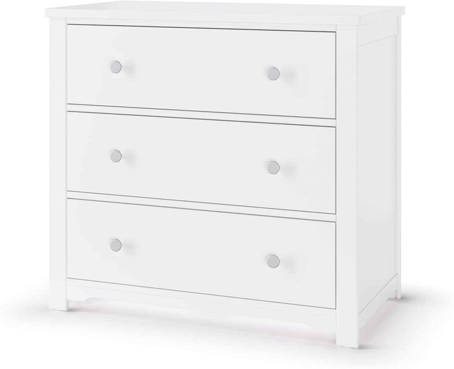 imageChild Craft Harmony 3 Drawer Dresser with Removable Changing Table Topper for Nursery or Bedroom Plenty of Storage AntiTip Kit Included to Prevent Tipping NonToxic Baby Safe Finish Matte WhiteWhite