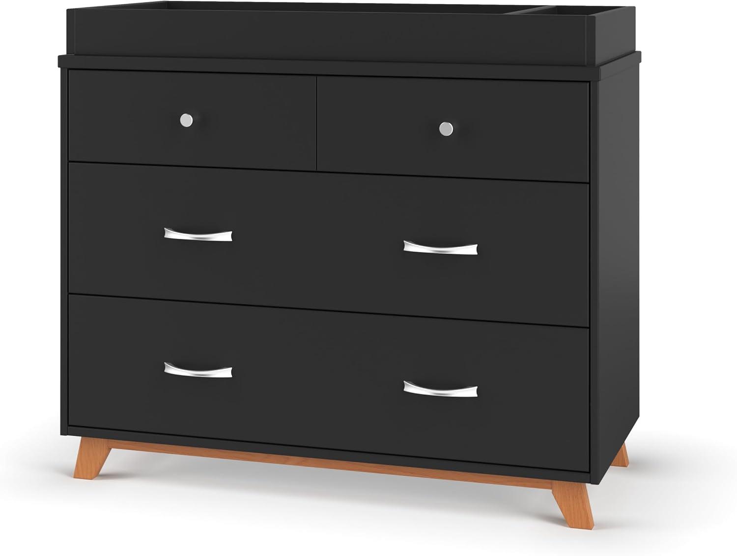 imageChild Craft SOHO 3 Drawer Dresser for Nursery or Bedroom Plenty of Storage AntiTip Kit Included to Prevent Tipping NonToxic Baby Safe Finish EbonyEbony