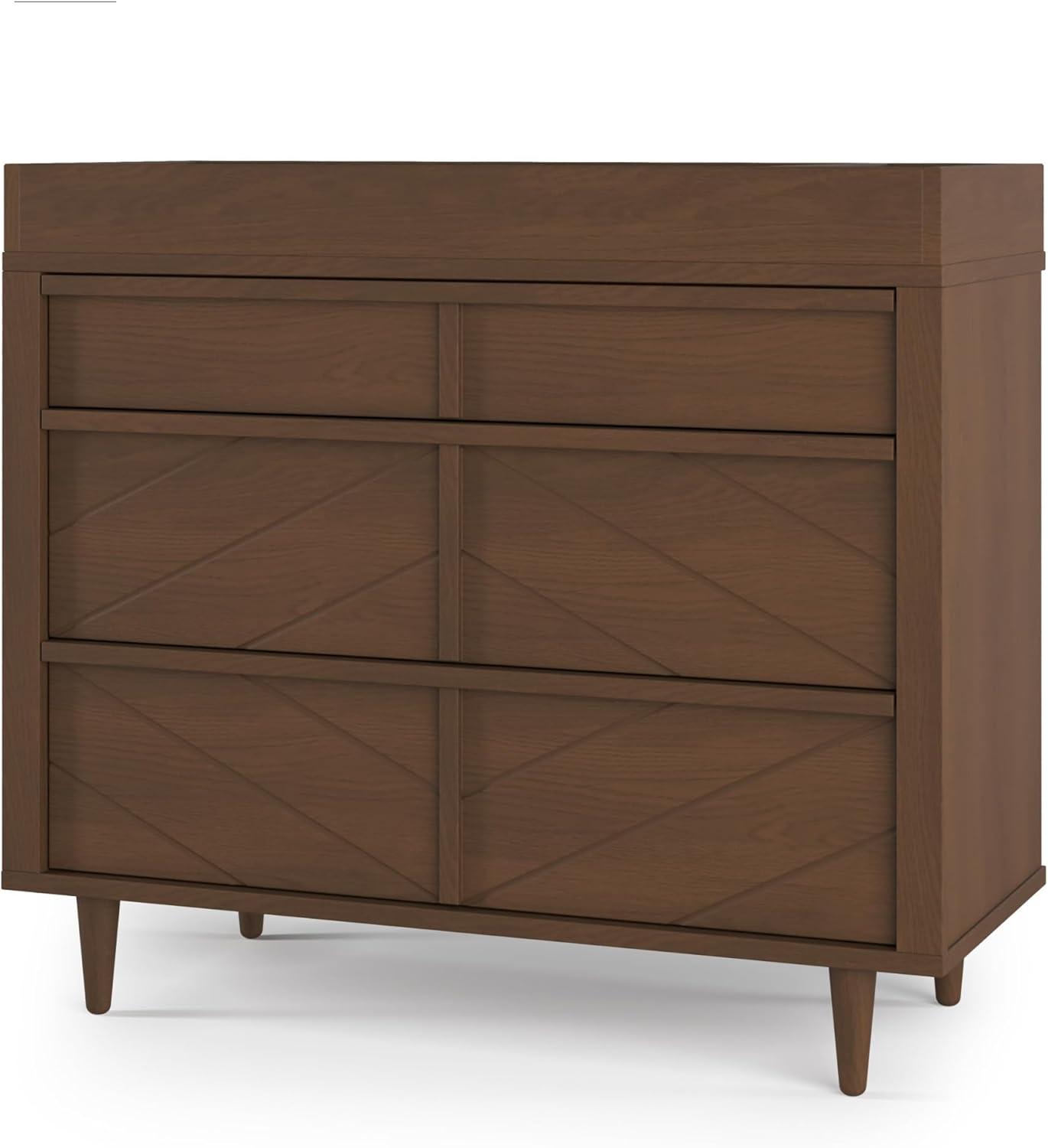 imageChild Craft Surrey Hill 3 Drawer Dresser forNursery or Bedroom Plenty of Storage AntiTip Kit Included to Prevent Tipping NonToxic Baby Safe Finish Toasted ChestnutToasted Chestnut