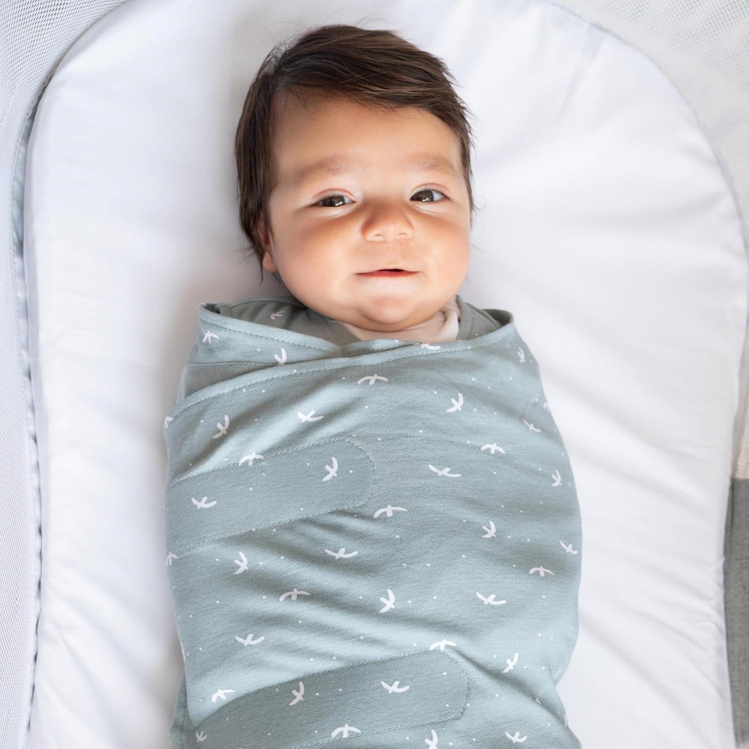 Sleep Stack Baby HALO 100% Cotton Sleepsack Swaddle, 3-Way Adjustable Wearable Blanket ...