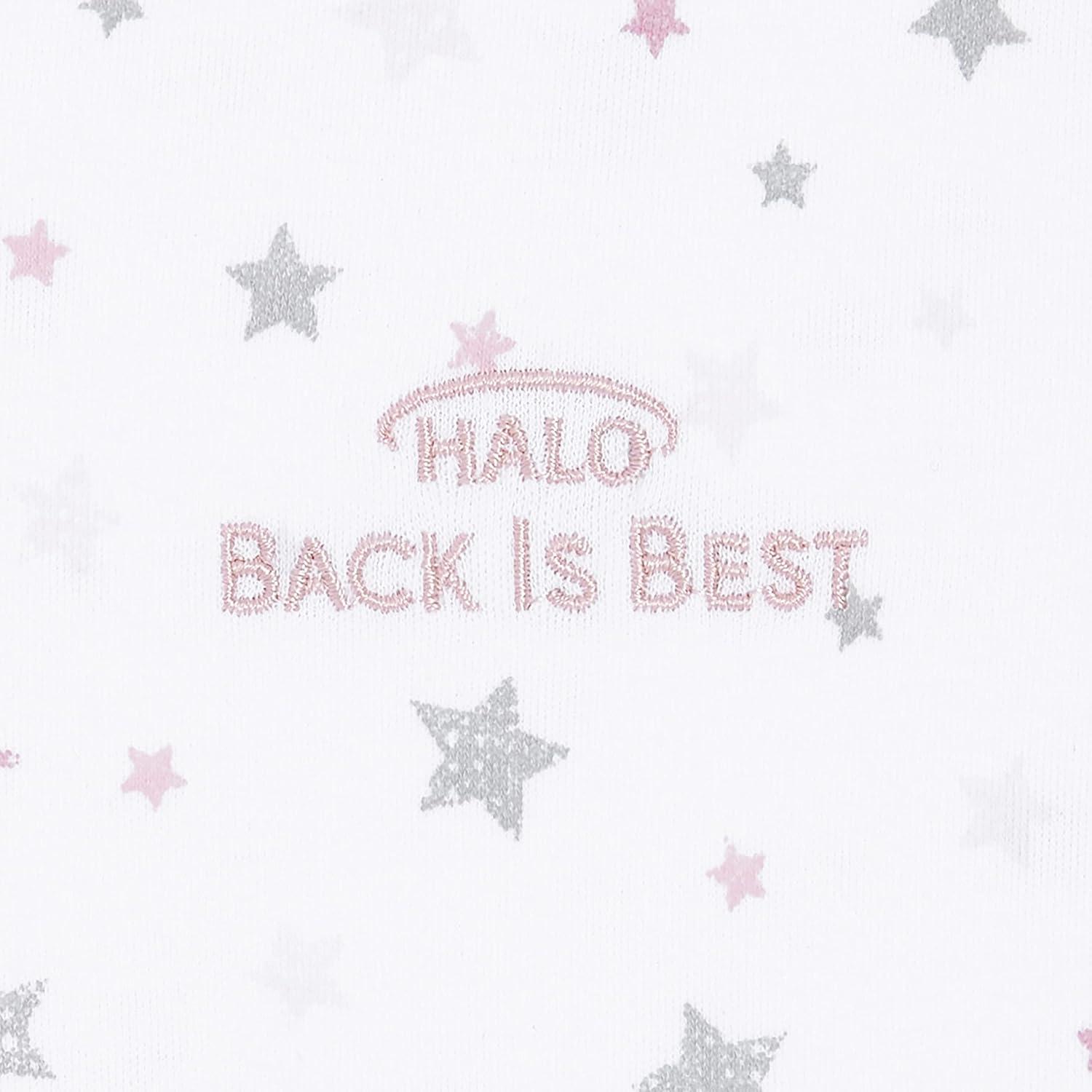 imageHALO SleepSack 100 Cotton Wearable Blanket Swaddle Transition Sleeping Bag TOG 05 Blue Thyme Large 1218 MonthsTwinkle Pink
