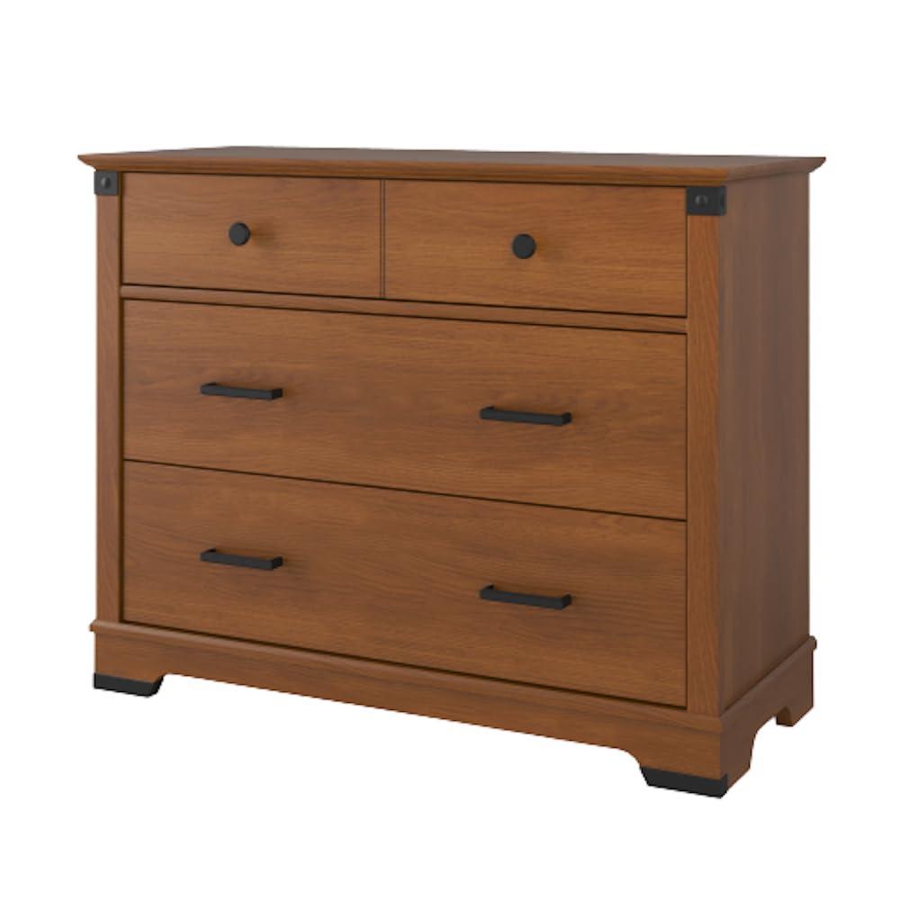 imageChild Craft Redmond 3 Drawer Dresser for Nursery or Bedroom Plenty of Storage AntiTip Kit Included to Prevent Tipping NonToxic Baby Safe Finish Dapper GrayBrown
