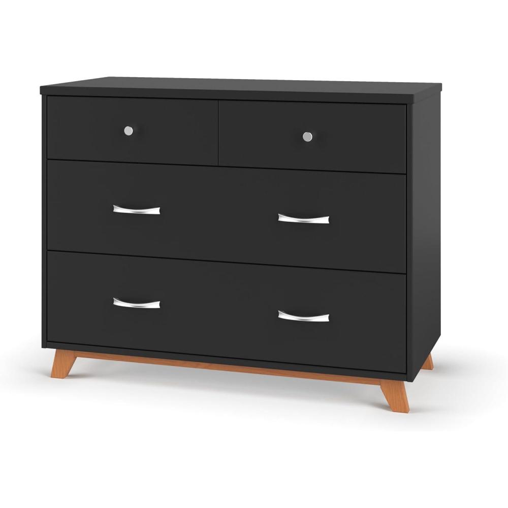 imageChild Craft SOHO 3 Drawer Dresser for Nursery or Bedroom Plenty of Storage AntiTip Kit Included to Prevent Tipping NonToxic Baby Safe Finish EbonyEbony