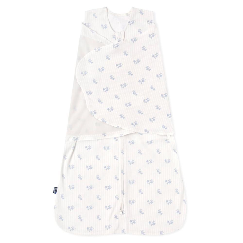 imageHALO 100 Cotton Sleepsack Swaddle 3Way Adjustable Wearable Blanket TOG 15 Baby Blue Newborn 03 MonthsFloral Vintage Stripe