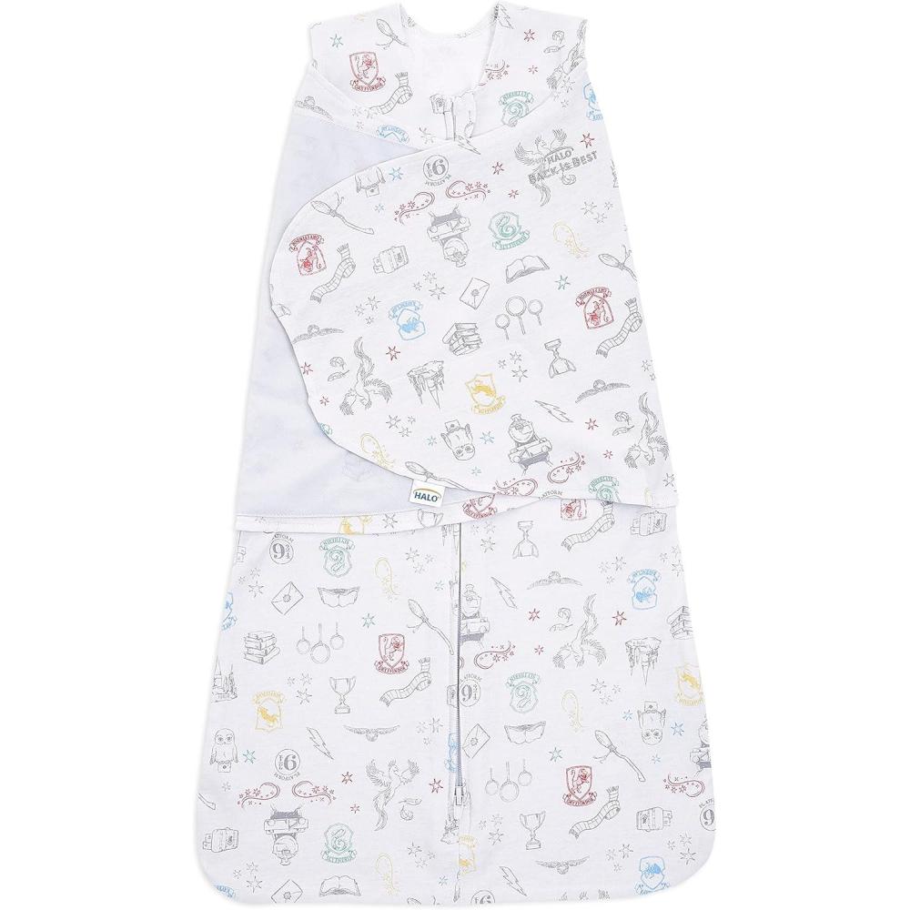 imageHALO Disney Baby 100 Cotton Sleepsack Swaddle 3Way Adjustable Wearable Blanket TOG 15 Winnie Frolic Newborn 03 MonthsHarry Potter Enchanted
