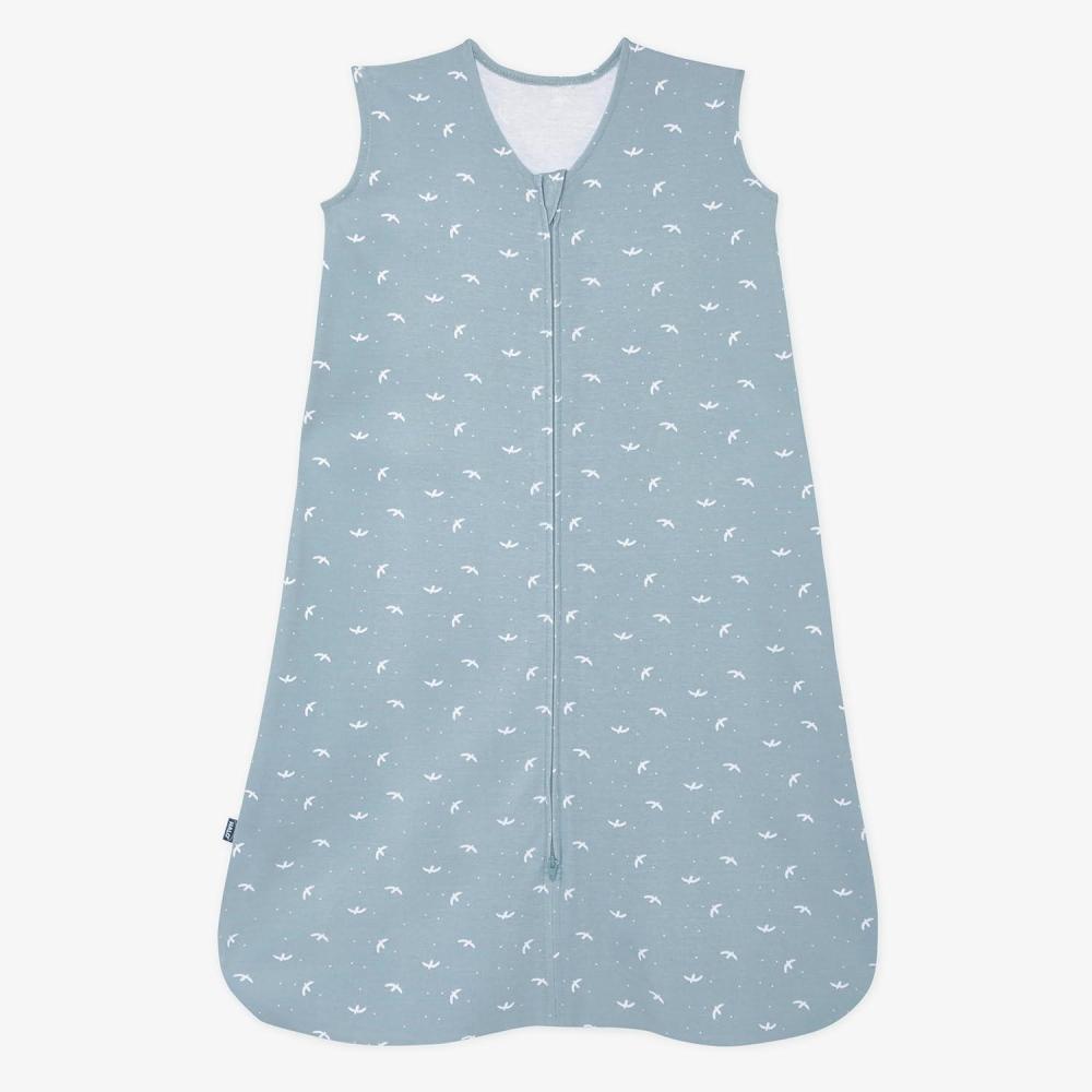 imageHALO SleepSack 100 Cotton Wearable Blanket Swaddle Transition Sleeping Bag TOG 05 Blue Thyme Large 1218 MonthsBirds