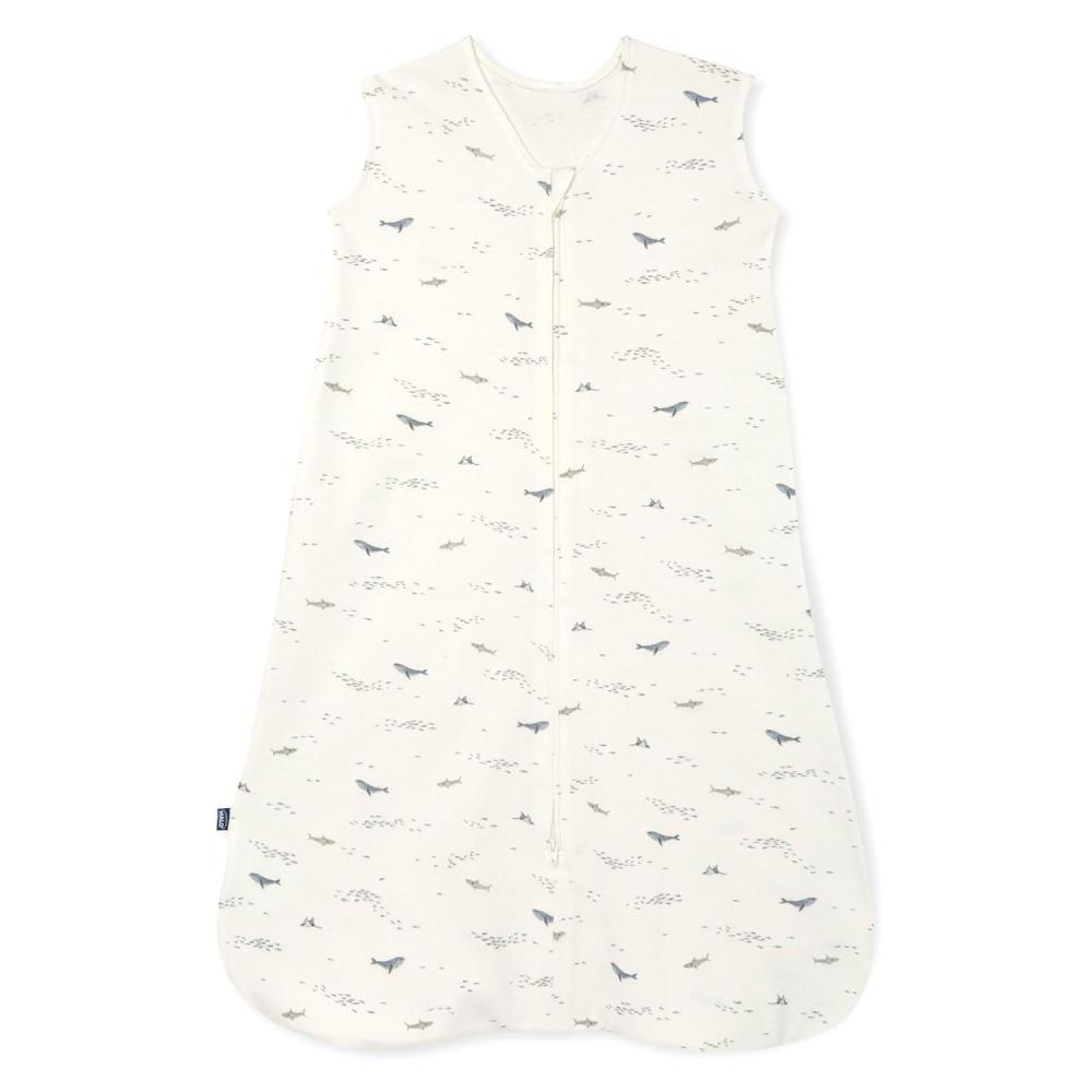 imageHALO SleepSack 100 Cotton Wearable Blanket Swaddle Transition Sleeping Bag TOG 05 Blue Thyme Large 1218 MonthsOcean Life