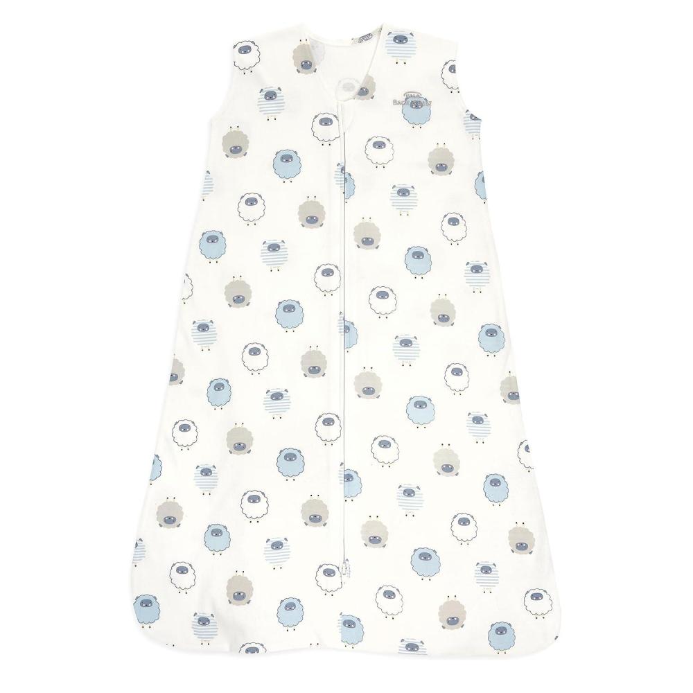 imageHALO SleepSack 100 Cotton Wearable Blanket Swaddle Transition Sleeping Bag TOG 05 Blue Thyme Large 1218 MonthsSleepy Sheep