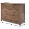 Child Craft Atwood 3 Drawer Dresser for Nursery or Bedroom, Plenty of Storage, Anti-Tip Kit Included to Prevent Tipping, Non-Toxic, Baby Safe Finish (Cocoa Bean)