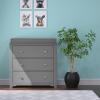 Child Craft Harmony 3 Drawer Dresser with Removable Changing Table Topper for Nursery or Bedroom, Plenty of Storage, Anti-Tip Kit Included to Prevent Tipping, Non-Toxic, Baby Safe Finish (Matte White)(Cool Gray)