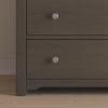 Child Craft Harmony 3 Drawer Dresser with Removable Changing Table Topper for Nursery or Bedroom, Plenty of Storage, Anti-Tip Kit Included to Prevent Tipping, Non-Toxic, Baby Safe Finish (Matte White)(Dapper Gray)