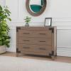 Child Craft Lucas 3 Drawer Dresser for Nursery or Bedroom, Plenty of Storage, Anti-Tip Kit Included to Prevent Tipping, Non-Toxic, Baby Safe Finish (Nutmeg)(Dusty Heather)
