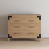 Child Craft Lucas 3 Drawer Dresser for Nursery or Bedroom, Plenty of Storage, Anti-Tip Kit Included to Prevent Tipping, Non-Toxic, Baby Safe Finish (Nutmeg)(Nutmeg)