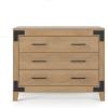 Child Craft Lucas 3 Drawer Dresser for Nursery or Bedroom, Plenty of Storage, Anti-Tip Kit Included to Prevent Tipping, Non-Toxic, Baby Safe Finish (Nutmeg)(Nutmeg)
