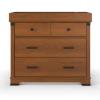 Child Craft Redmond 3 Drawer Dresser for Nursery or Bedroom, Plenty of Storage, Anti-Tip Kit Included to Prevent Tipping, Non-Toxic, Baby Safe Finish (Dapper Gray)(Brown)