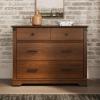 Child Craft Redmond 3 Drawer Dresser for Nursery or Bedroom, Plenty of Storage, Anti-Tip Kit Included to Prevent Tipping, Non-Toxic, Baby Safe Finish (Dapper Gray)(Brown)
