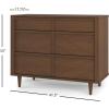 Child Craft Surrey Hill 3 Drawer Dresser for-Nursery or Bedroom, Plenty of Storage, Anti-Tip Kit Included to Prevent Tipping, Non-Toxic, Baby Safe Finish (Toasted Chestnut)(Toasted Chestnut)