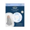 HALO 100% Cotton Sleepsack Swaddle, 3-Way Adjustable Wearable Blanket, TOG 1.5, Baby Blue, Newborn, 0-3 Months(Blue Safari)