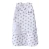 HALO 100% Cotton Sleepsack Swaddle, 3-Way Adjustable Wearable Blanket, TOG 1.5, Baby Blue, Newborn, 0-3 Months(Lamb Scribble)