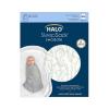 HALO 100% Cotton Sleepsack Swaddle, 3-Way Adjustable Wearable Blanket, TOG 1.5, Baby Blue, Newborn, 0-3 Months(Leaves)