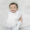 HALO 100% Cotton Sleepsack Swaddle, 3-Way Adjustable Wearable Blanket, TOG 1.5, Baby Blue, Newborn, 0-3 Months(Midnight Moons – Blue)