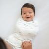 HALO 100% Cotton Sleepsack Swaddle, 3-Way Adjustable Wearable Blanket, TOG 1.5, Baby Blue, Newborn, 0-3 Months(Ocean Life)