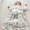 HALO Disney Baby 100% Cotton Sleepsack Swaddle, 3-Way Adjustable Wearable Blanket, TOG 1.5, Winnie Frolic, Newborn, 0-3 Months(Winnie Frolic)