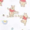 HALO Disney Baby 100% Cotton Sleepsack Swaddle, 3-Way Adjustable Wearable Blanket, TOG 1.5, Winnie Frolic, Newborn, 0-3 Months(Winnie Rainbows)