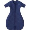 HALO Easy Transition Sleepsack Wearable Blanket, TOG 1.5, Heather Grey, Small(Heather Denim)
