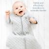 HALO Easy Transition Sleepsack Wearable Blanket, TOG 1.5, Heather Grey, Small(Heather Grey)