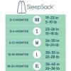 HALO SleepSack, 100% Cotton Wearable Blanket, Swaddle Transition Sleeping Bag, TOG 0.5, Blue Thyme, Large, 12-18 Months(Animal Paint)
