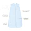 HALO SleepSack, 100% Cotton Wearable Blanket, Swaddle Transition Sleeping Bag, TOG 0.5, Blue Thyme, Large, 12-18 Months(Baby Blue)