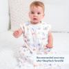 HALO SleepSack, 100% Cotton Wearable Blanket, Swaddle Transition Sleeping Bag, TOG 0.5, Blue Thyme, Large, 12-18 Months(Jungle)