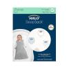 HALO SleepSack, 100% Cotton Wearable Blanket, Swaddle Transition Sleeping Bag, TOG 0.5, Blue Thyme, Large, 12-18 Months(Sleepy Sheep)