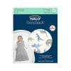HALO SleepSack, 100% Cotton Wearable Blanket, Swaddle Transition Sleeping Bag, TOG 0.5, Blue Thyme, Large, 12-18 Months(Watercolor Dinos)