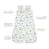HALO SleepSack, 100% Cotton Wearable Blanket, Swaddle Transition Sleeping Bag, TOG 0.5, Blue Thyme, Large, 12-18 Months(Watercolor Dinos)
