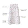 HALO SleepSack, 100% Cotton Wearable Blanket, Swaddle Transition Sleeping Bag, TOG 0.5, Blue Thyme, Large, 12-18 Months(Wildflower Blush)
