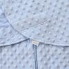 HALO Sleepsack Swaddle, 3-Way Adjustable Swaddle Blanket, TOG 3.0, Velboa Plush Dots, Cream, Newborn, 0-3 Months(Blue Plushy Dot)