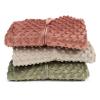 HALO Sleepsack Swaddle, 3-Way Adjustable Swaddle Blanket, TOG 3.0, Velboa Plush Dots, Cream, Newborn, 0-3 Months(Cedar Plushy Dot)