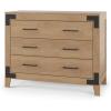 Child Craft Lucas 3 Drawer Dresser for Nursery or Bedroom, Plenty of Storage, Anti-Tip Kit Included to Prevent Tipping, Non-Toxic, Baby Safe Finish (Nutmeg)(Nutmeg)