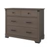 imageChild Craft Redmond 3 Drawer Dresser for Nursery or Bedroom Plenty of Storage AntiTip Kit Included to Prevent Tipping NonToxic Baby Safe Finish Dapper GrayGrey