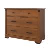 imageChild Craft Redmond 3 Drawer Dresser for Nursery or Bedroom Plenty of Storage AntiTip Kit Included to Prevent Tipping NonToxic Baby Safe Finish Dapper GrayBrown