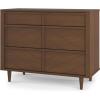 Child Craft Surrey Hill 3 Drawer Dresser for-Nursery or Bedroom, Plenty of Storage, Anti-Tip Kit Included to Prevent Tipping, Non-Toxic, Baby Safe Finish (Toasted Chestnut)(Toasted Chestnut)