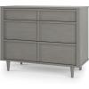 Child Craft Surrey Hill 3 Drawer Dresser for-Nursery or Bedroom, Plenty of Storage, Anti-Tip Kit Included to Prevent Tipping, Non-Toxic, Baby Safe Finish (Toasted Chestnut)(Lunar Gray)
