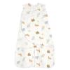 HALO 100% Cotton Sleepsack Swaddle, 3-Way Adjustable Wearable Blanket, TOG 1.5, Baby Blue, Newborn, 0-3 Months(Forest Friends)